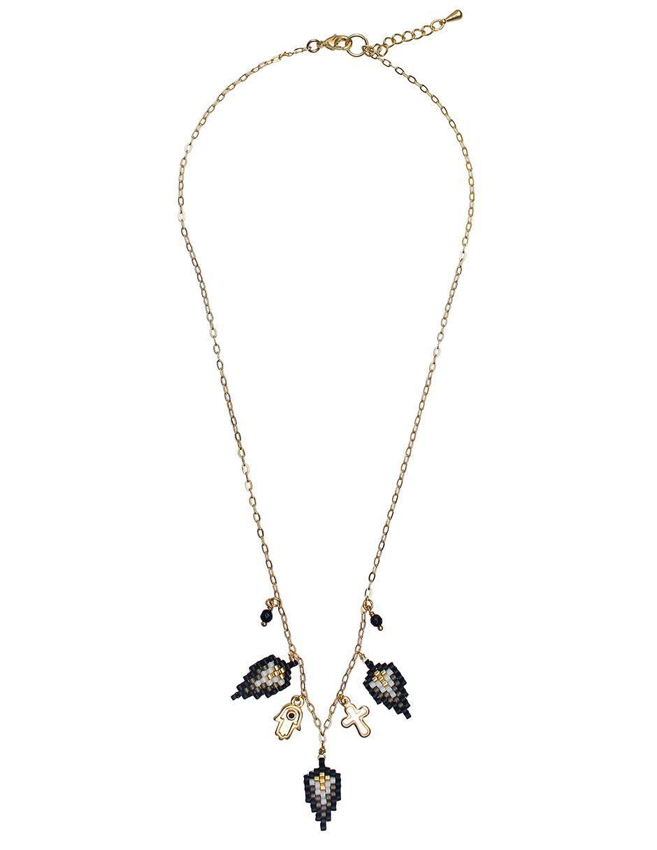 Collar hoja 14 K 2