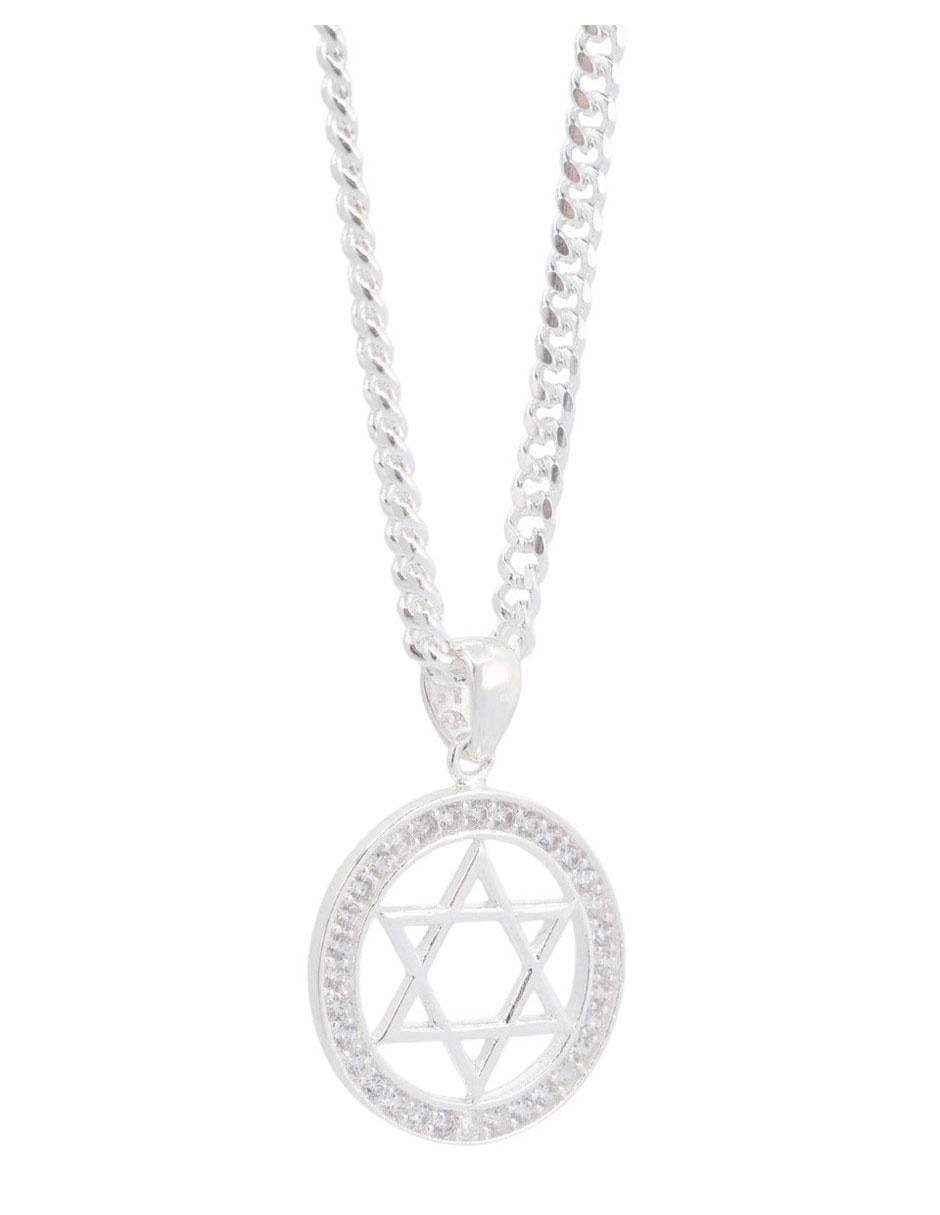 Collar con dije circular de plata P 925 2