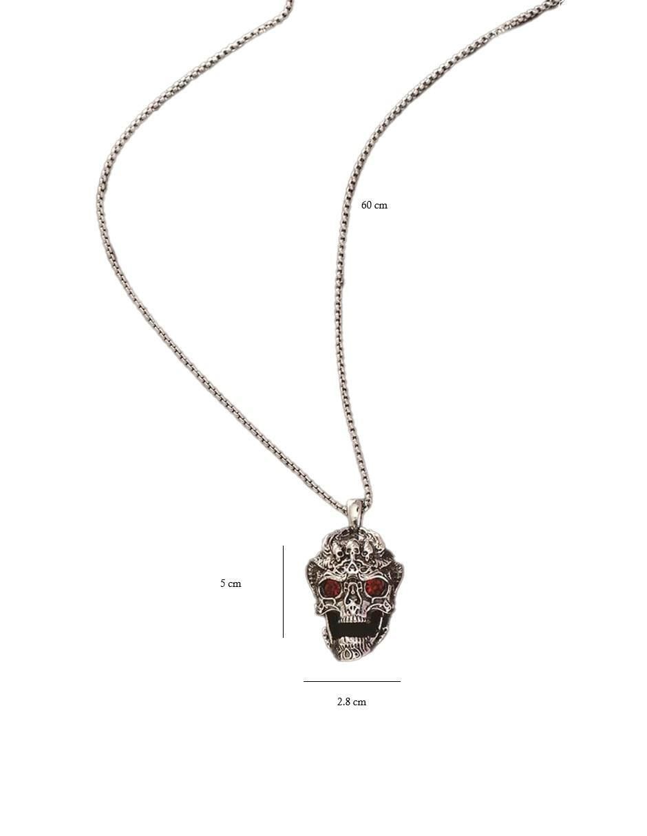 Collar con dije calavera 2