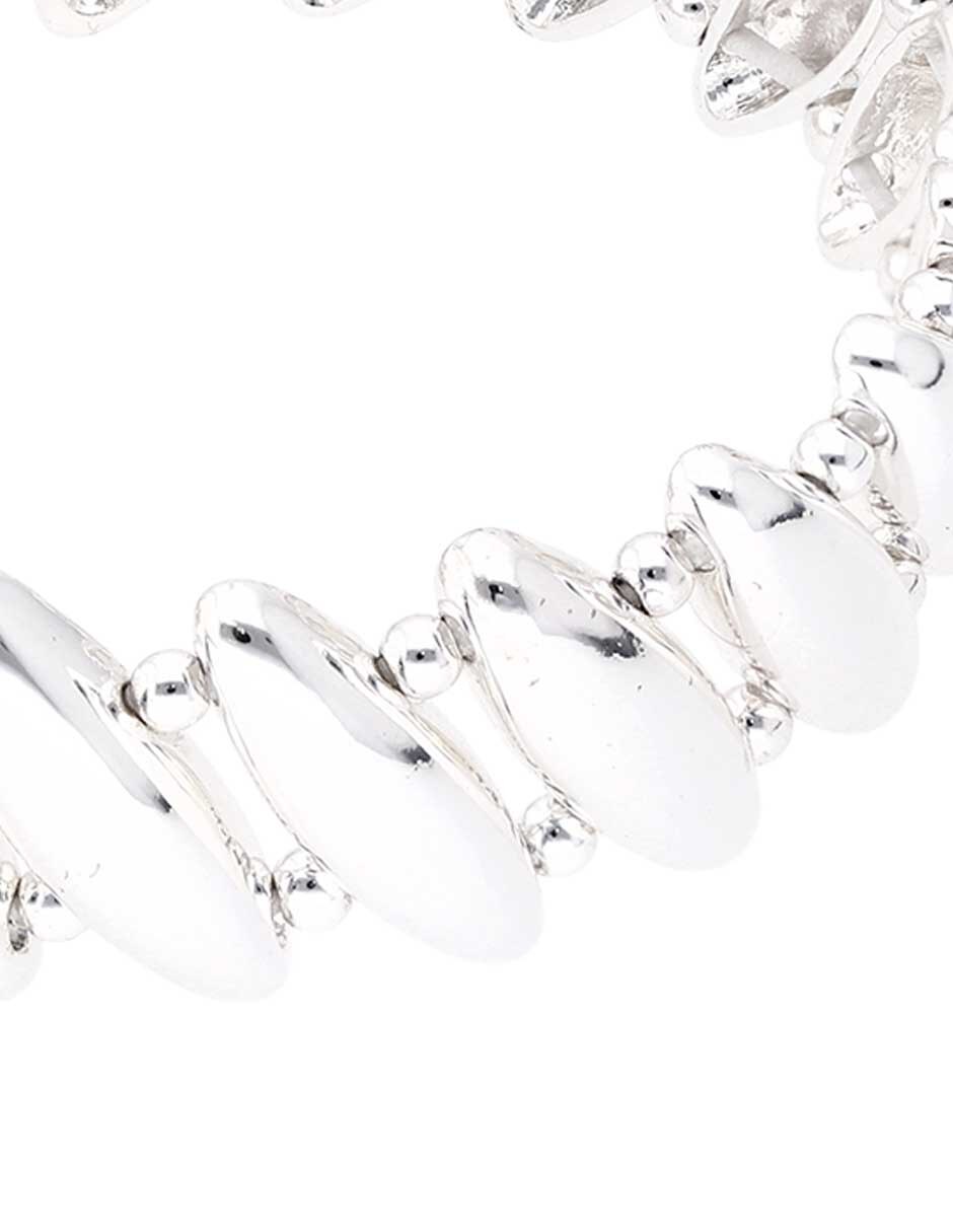 Pulsera Silver Patterns acabado pulido 2