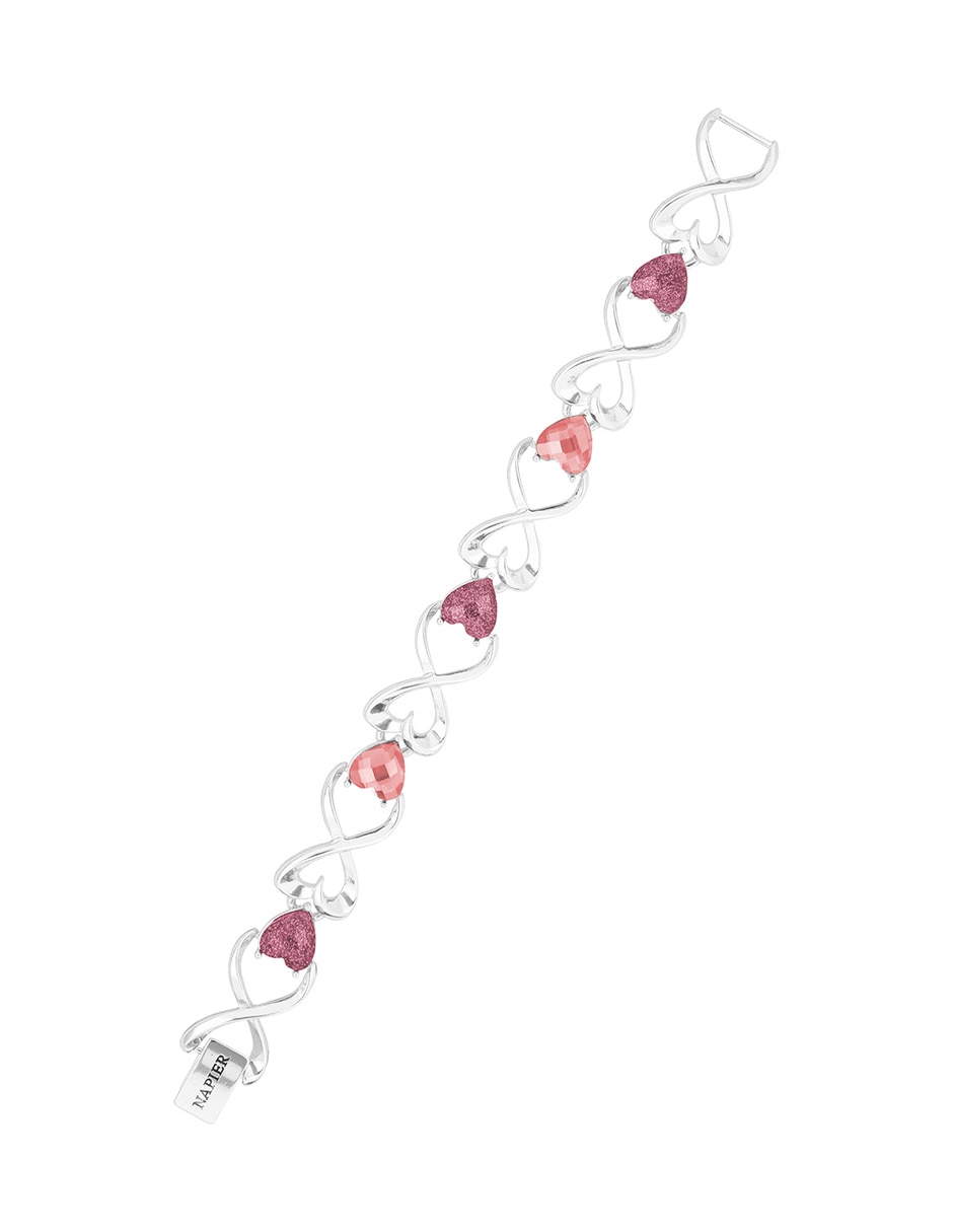 Pulsera Love Hearts acabado brillante 2