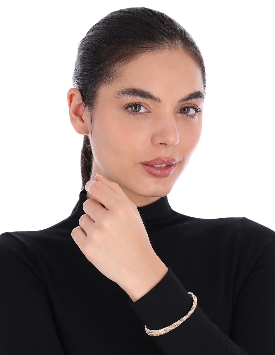 Pulsera Gold Lace con acabado brillante 2