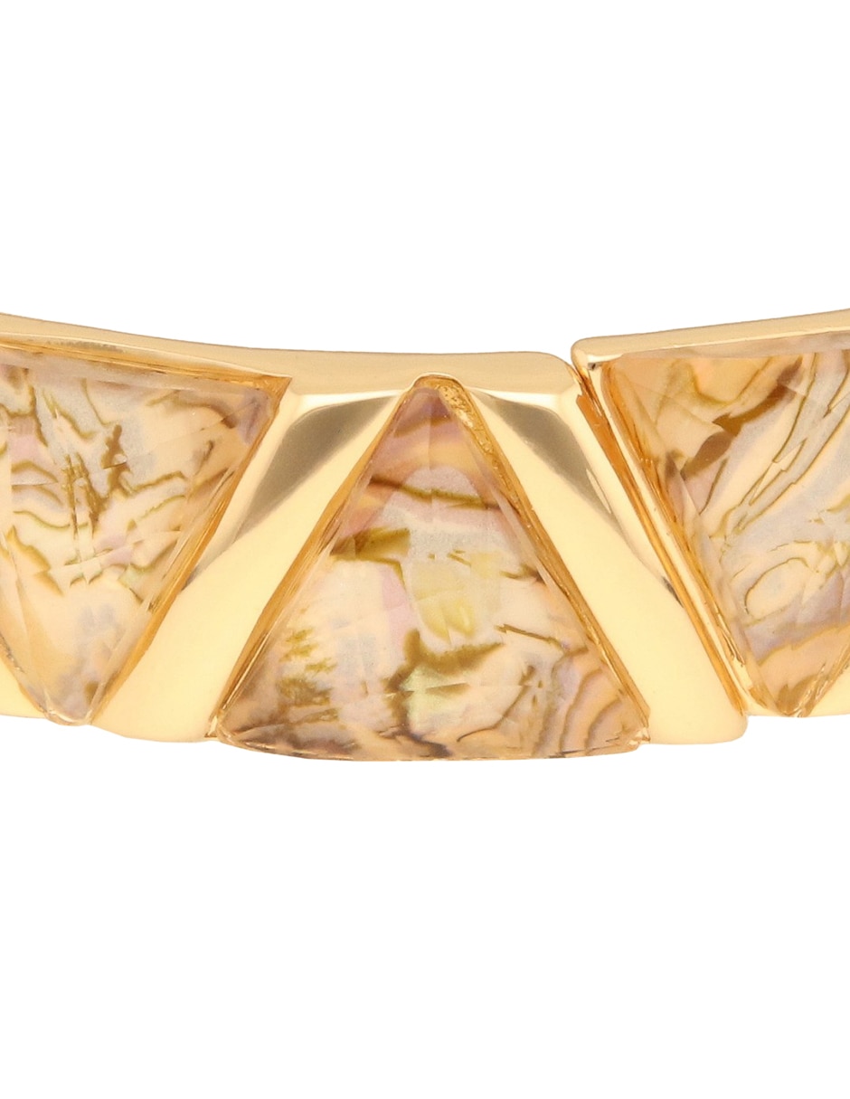 Pulsera Golden Gems acabado brillante 3