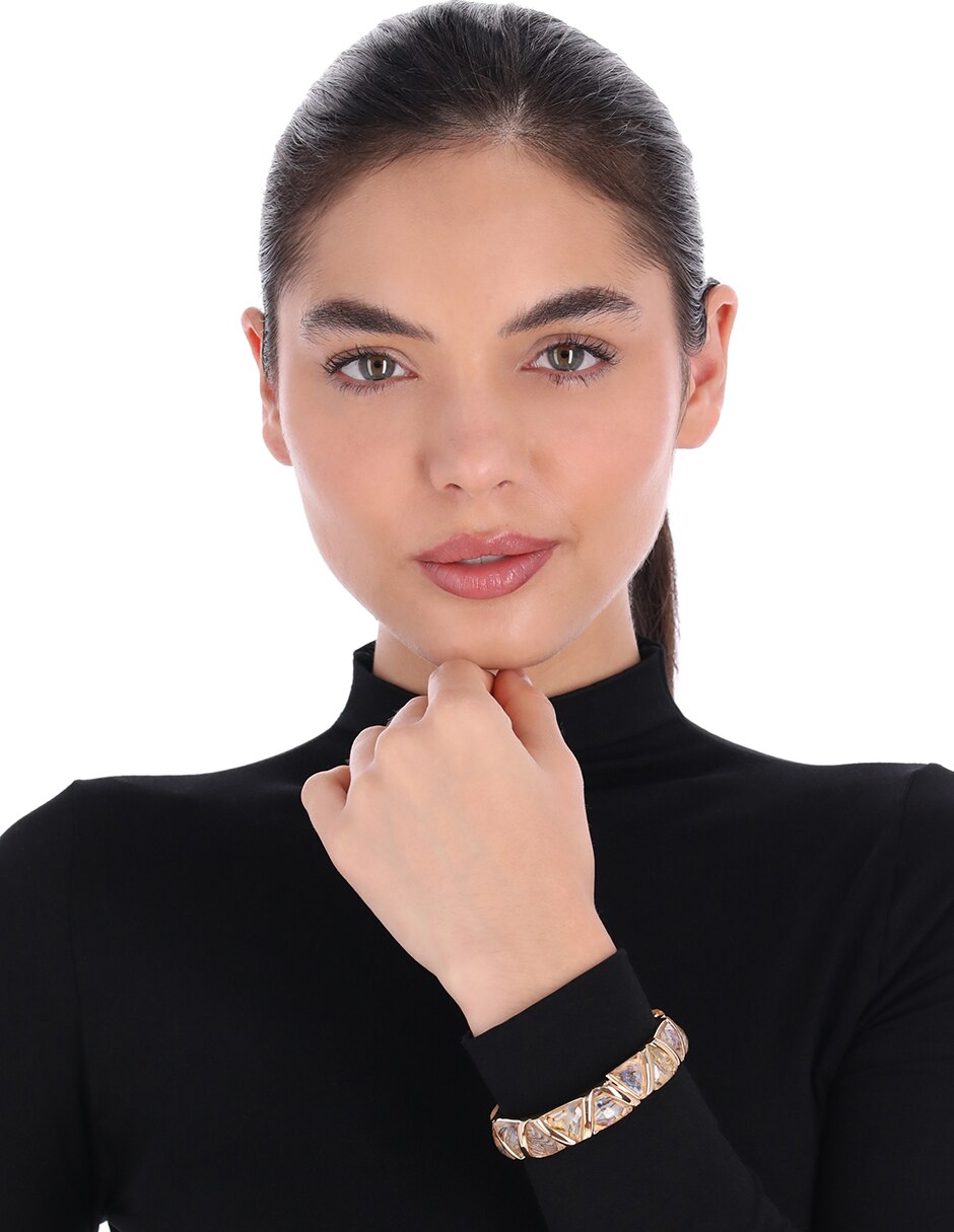 Pulsera Golden Gems acabado brillante 4