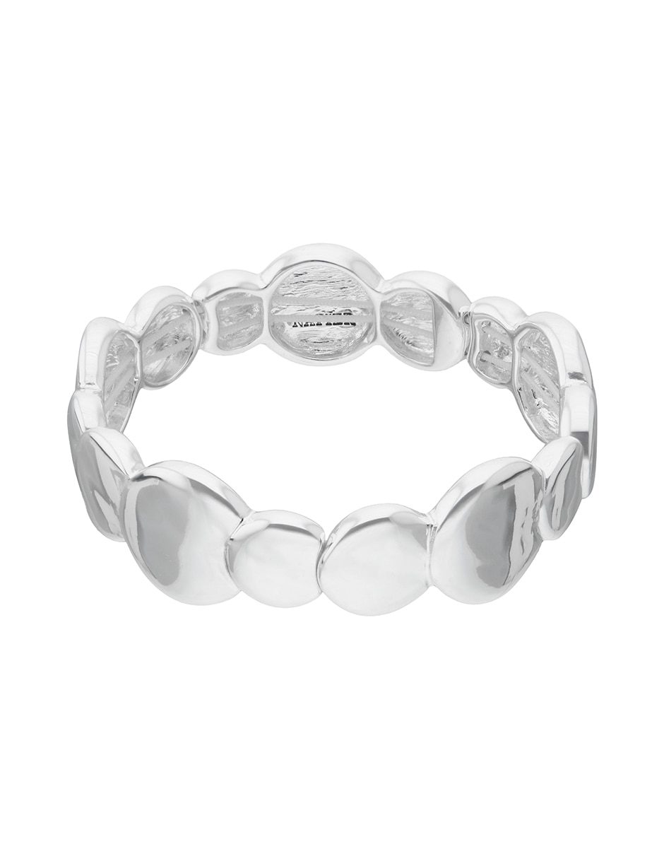 Pulsera Organic Silver con acabado brillante