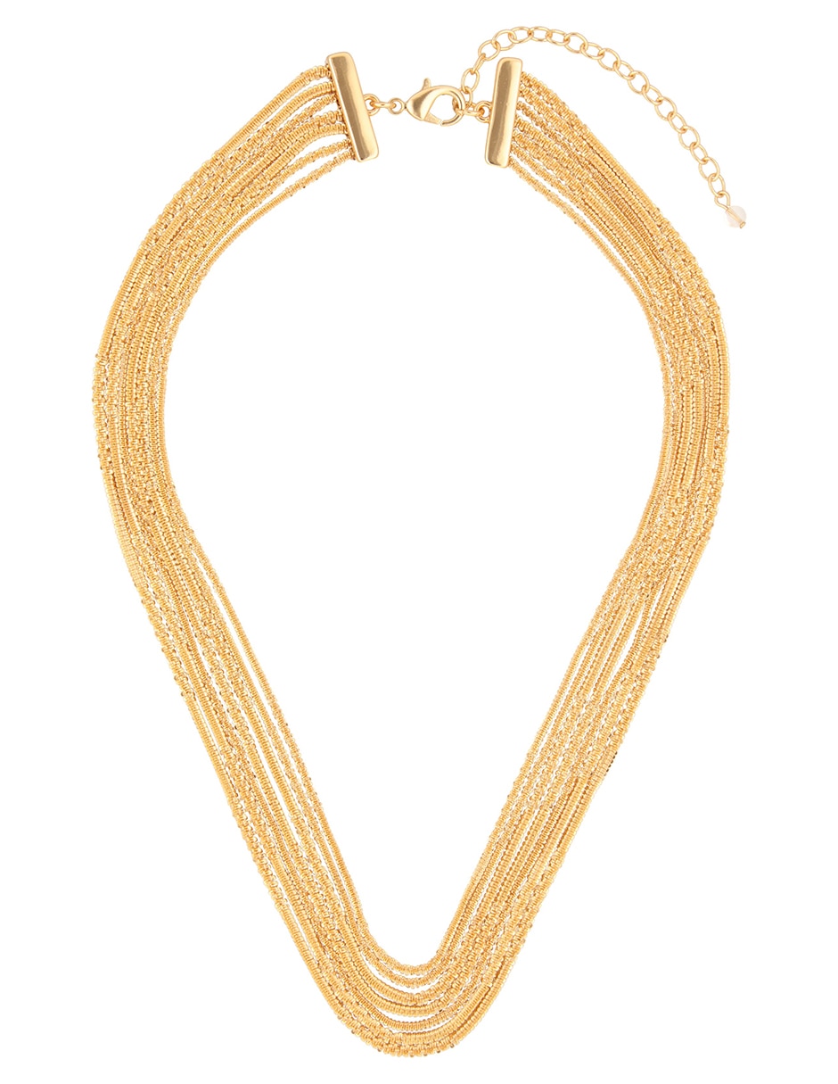 Collar de varios hilos gold lace 2