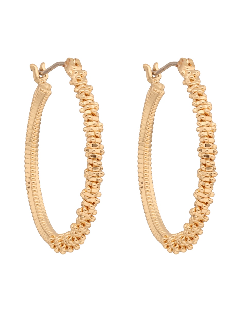 Arracadas Gold Lace con acabado brillante 1