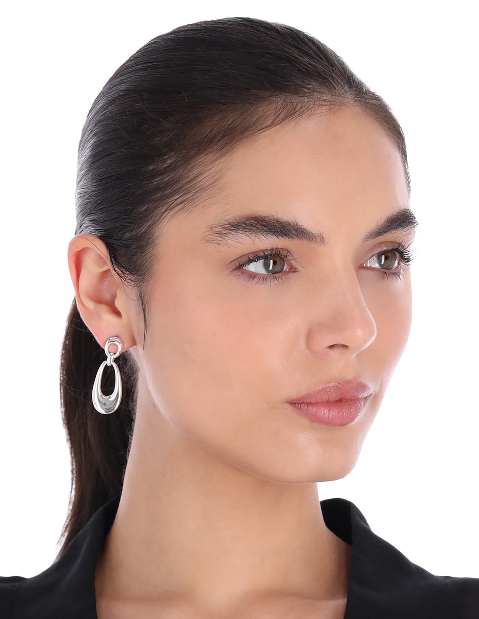Aretes con acabado brillante 2