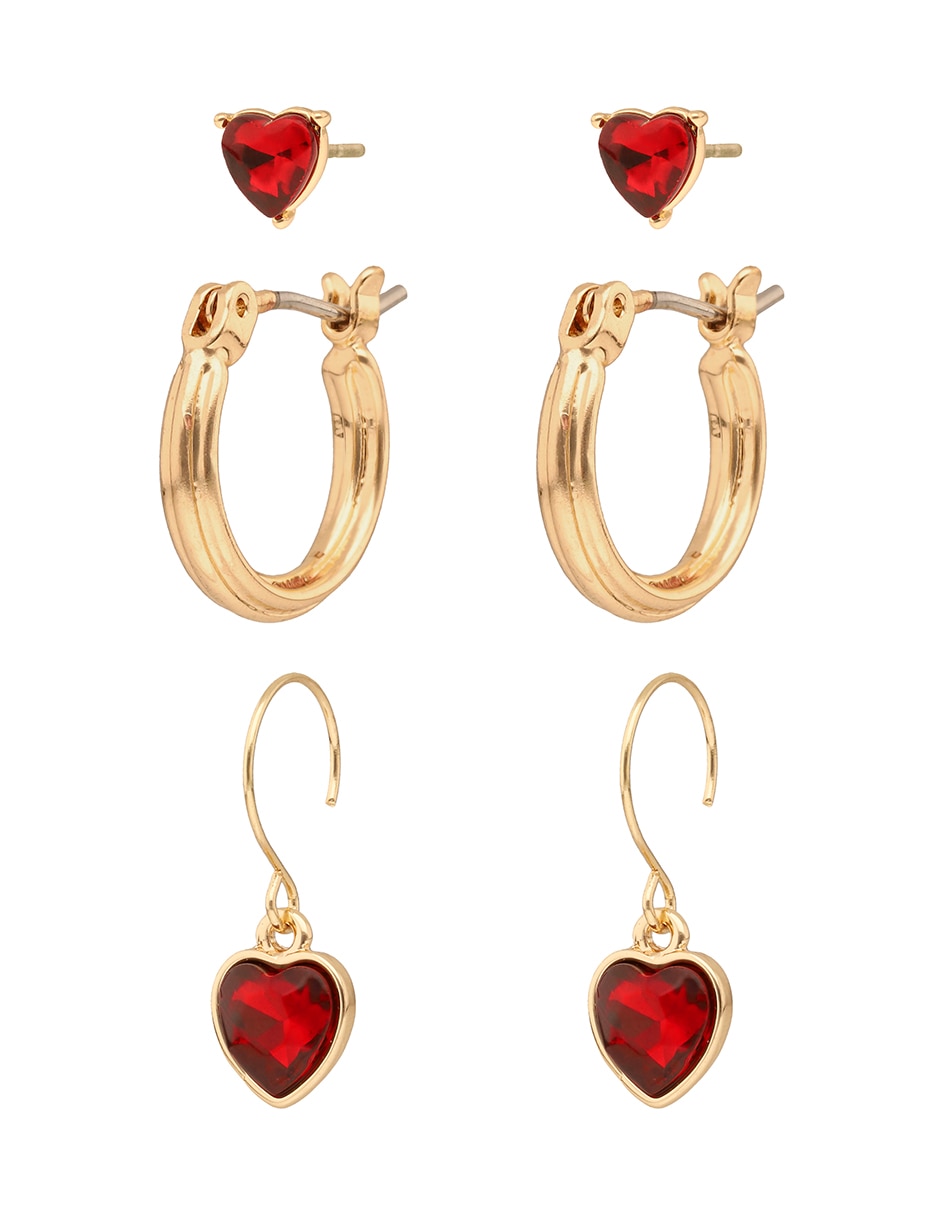 Aretes con acabado brillante 2