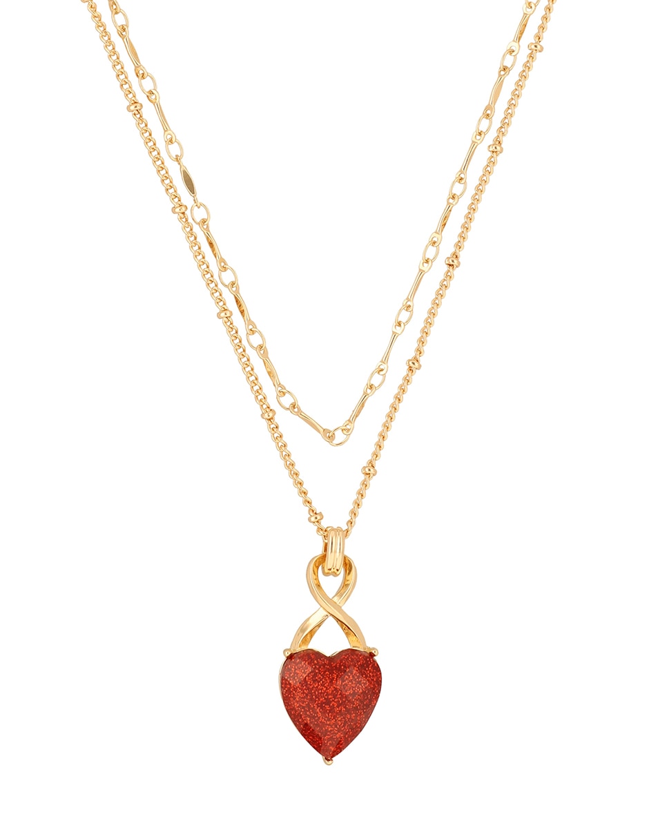 Collar de varios hilos Love hearts