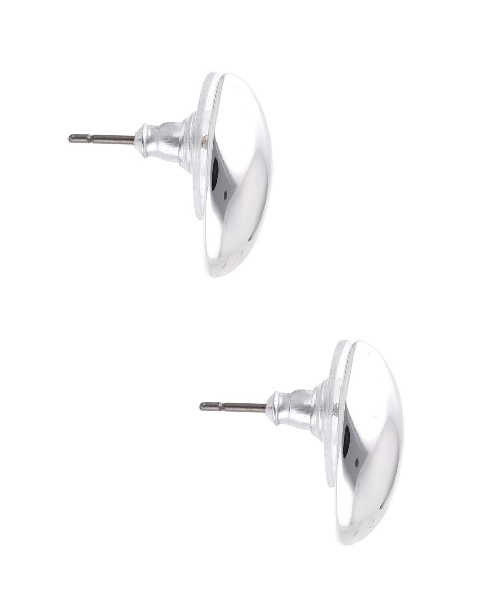 Aretes de gota con acabado brillante 3