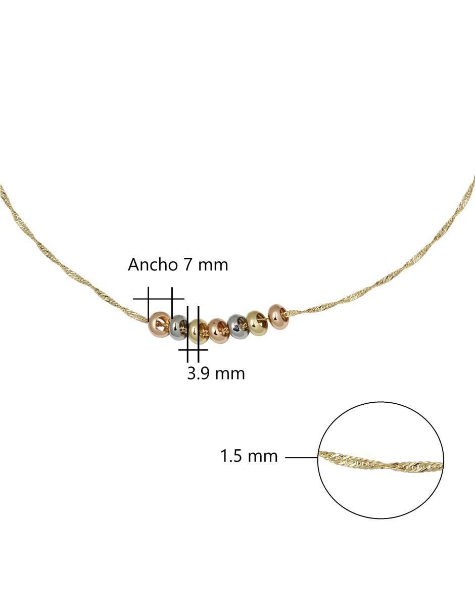 Gargantilla de aro  18 K 5