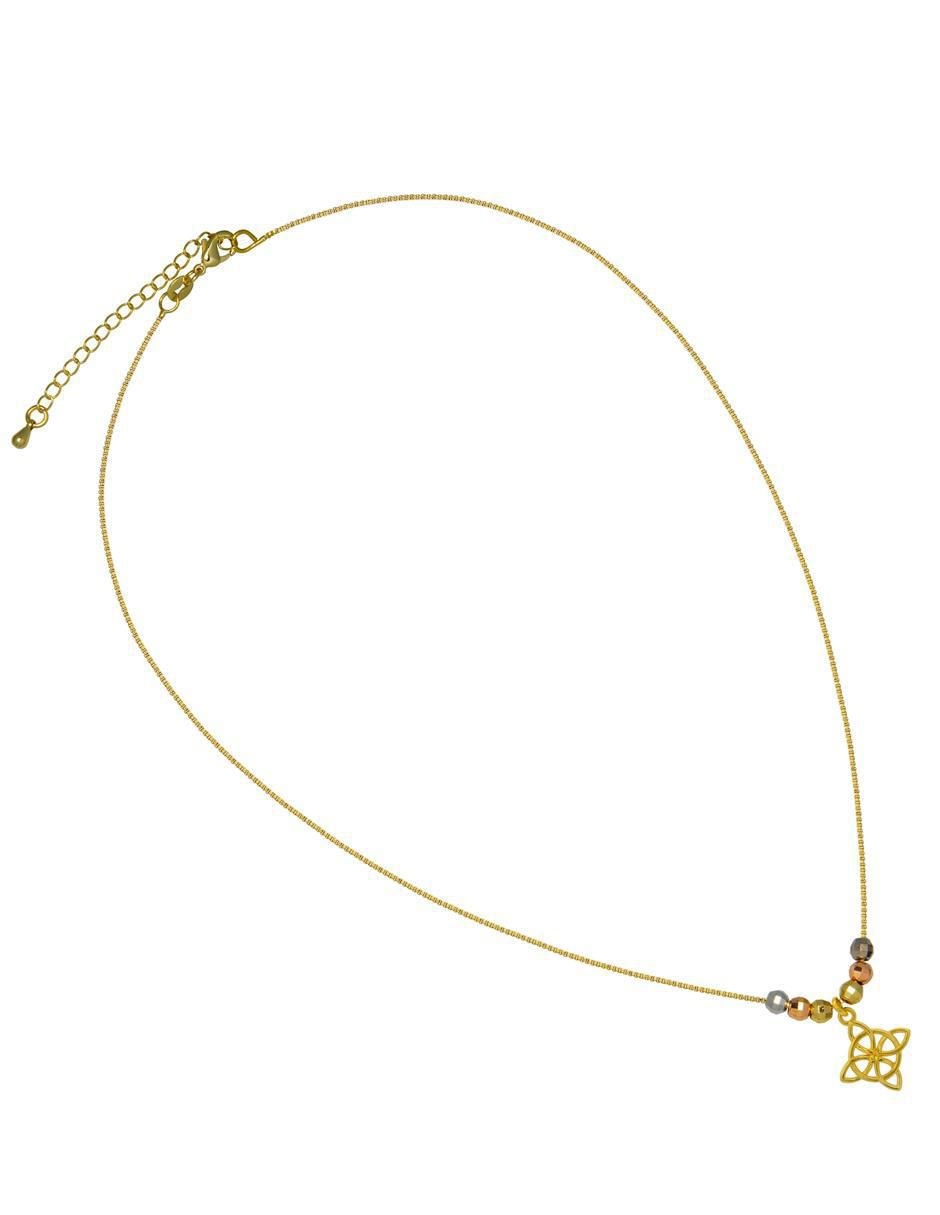 Gargantilla nudo de bruja 18 K 2