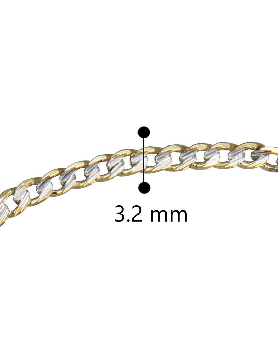 Pulsera 18 K acabado chapa de oro 5