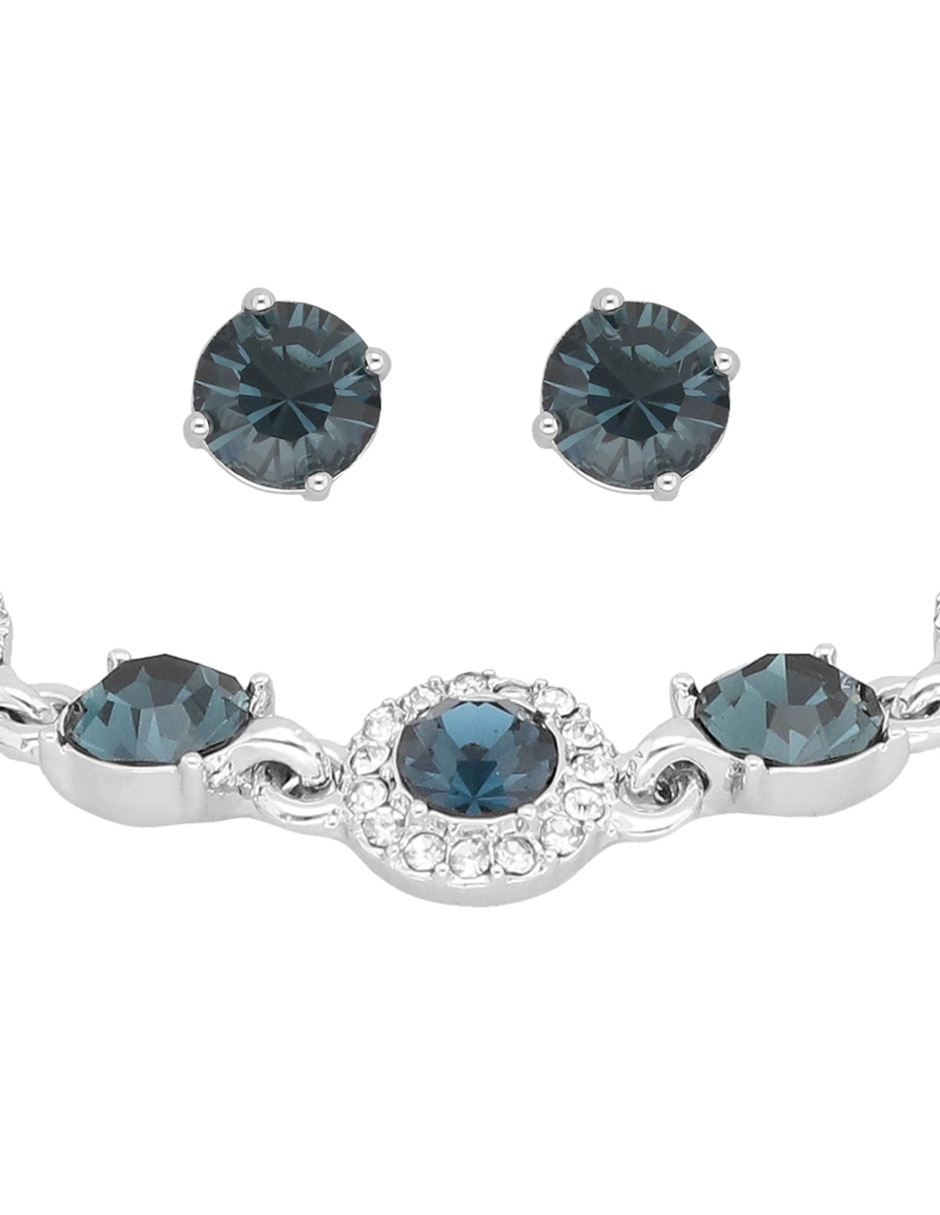 Aretes y pulsera circular 4