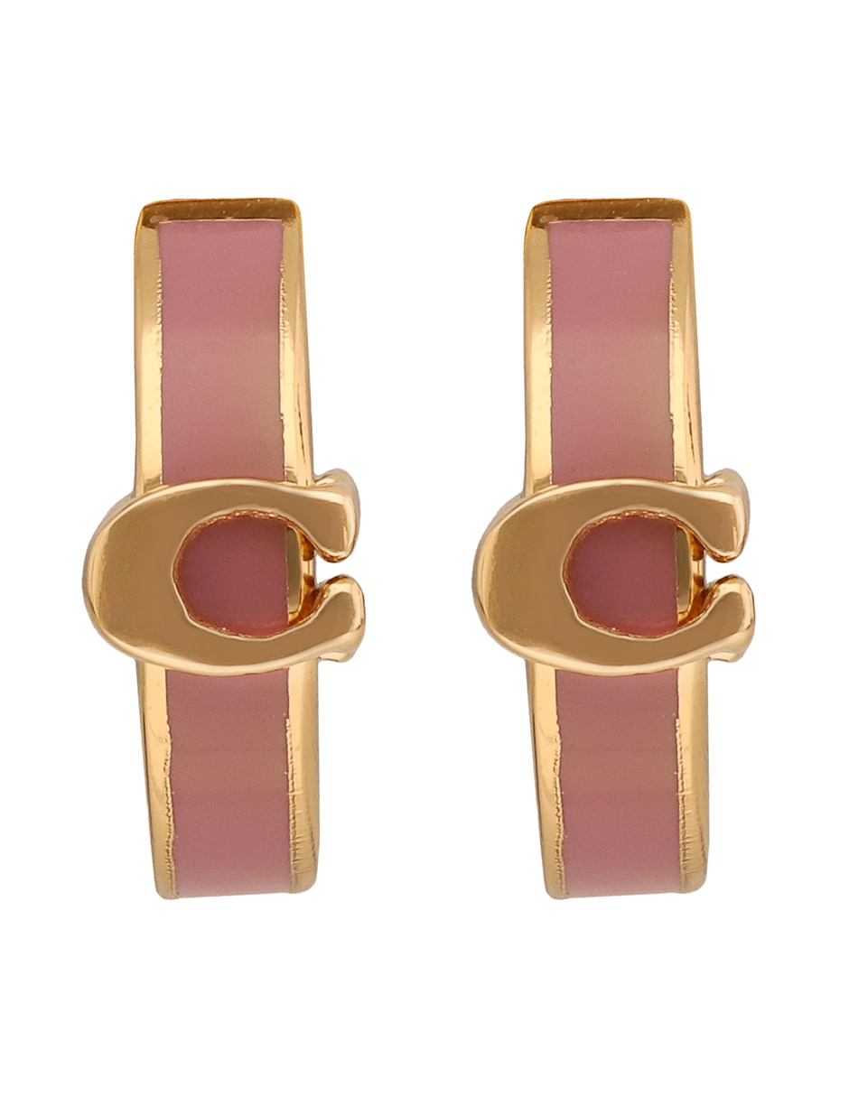 Aretes circulares con acabado brillante