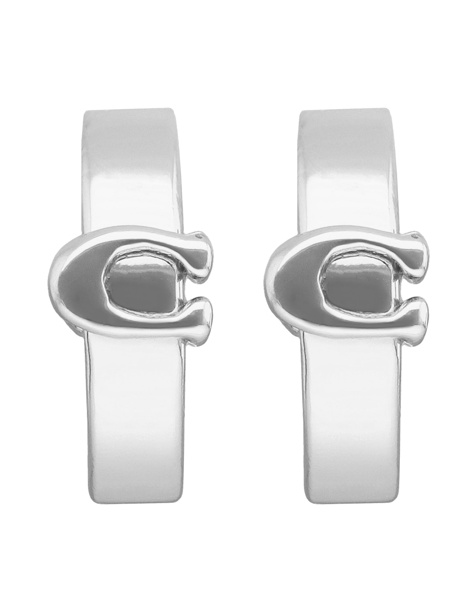 Aretes circulares con acabado brillante