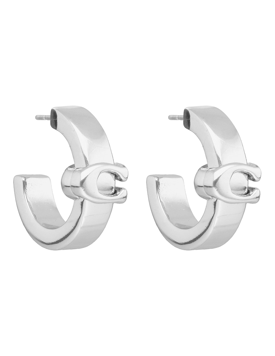 Aretes circulares con acabado brillante 2