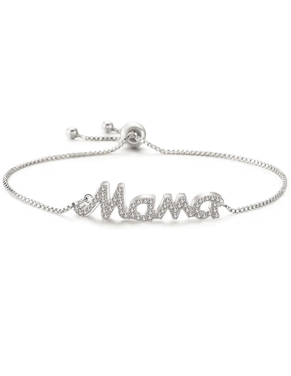 Pulsera con zirconia cúbica acabado brillante Pulsera con zirconia cúbica acabado brillante