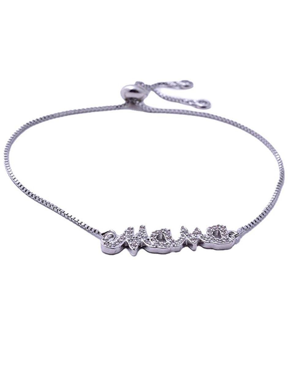 Pulsera con zirconia cúbica acabado brillante 5
