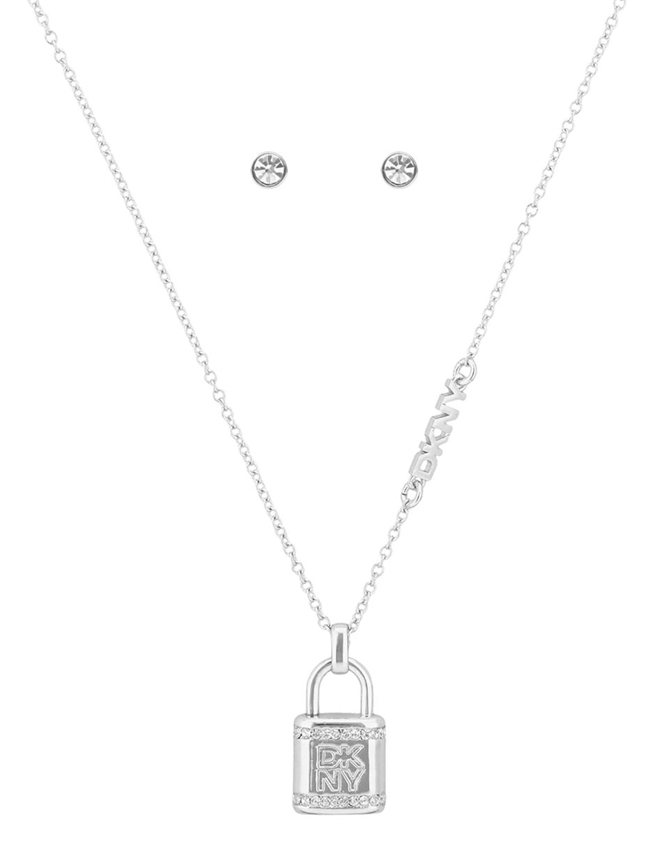 Aretes y collar de candado H25 Boxed Aretes y collar de candado H25 Boxed