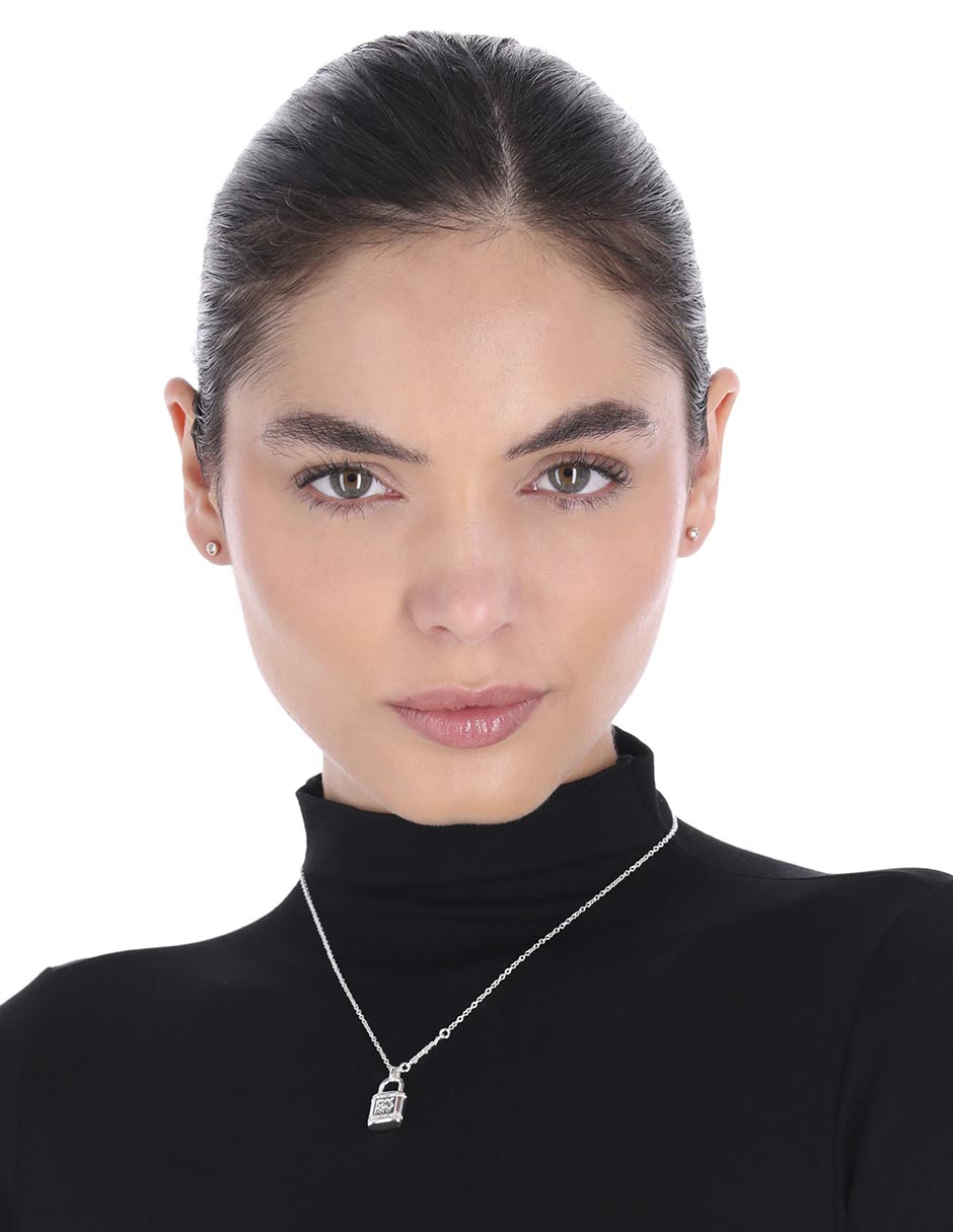 Aretes y collar de candado H25 Boxed 2