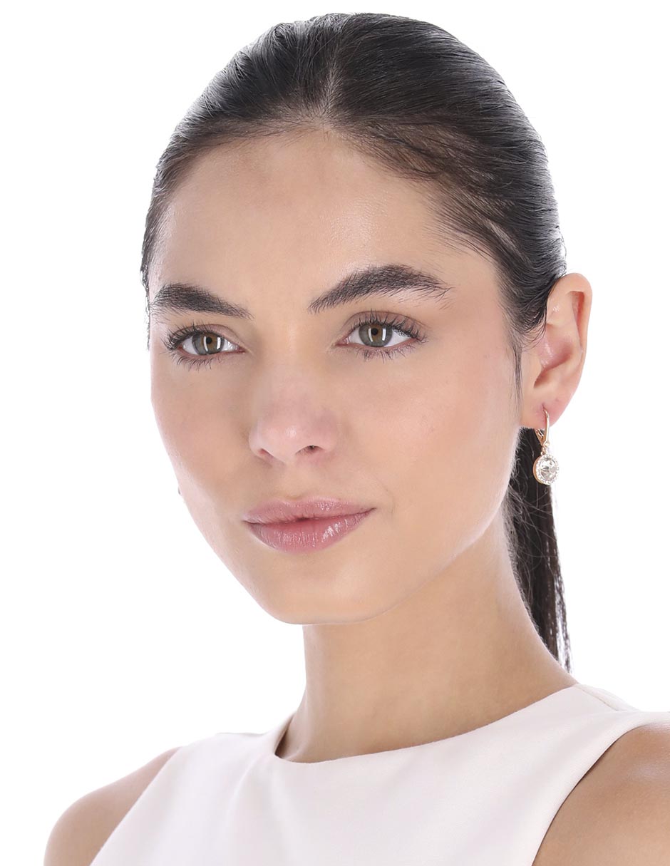 Aretes 22 k con acabado pavé 3
