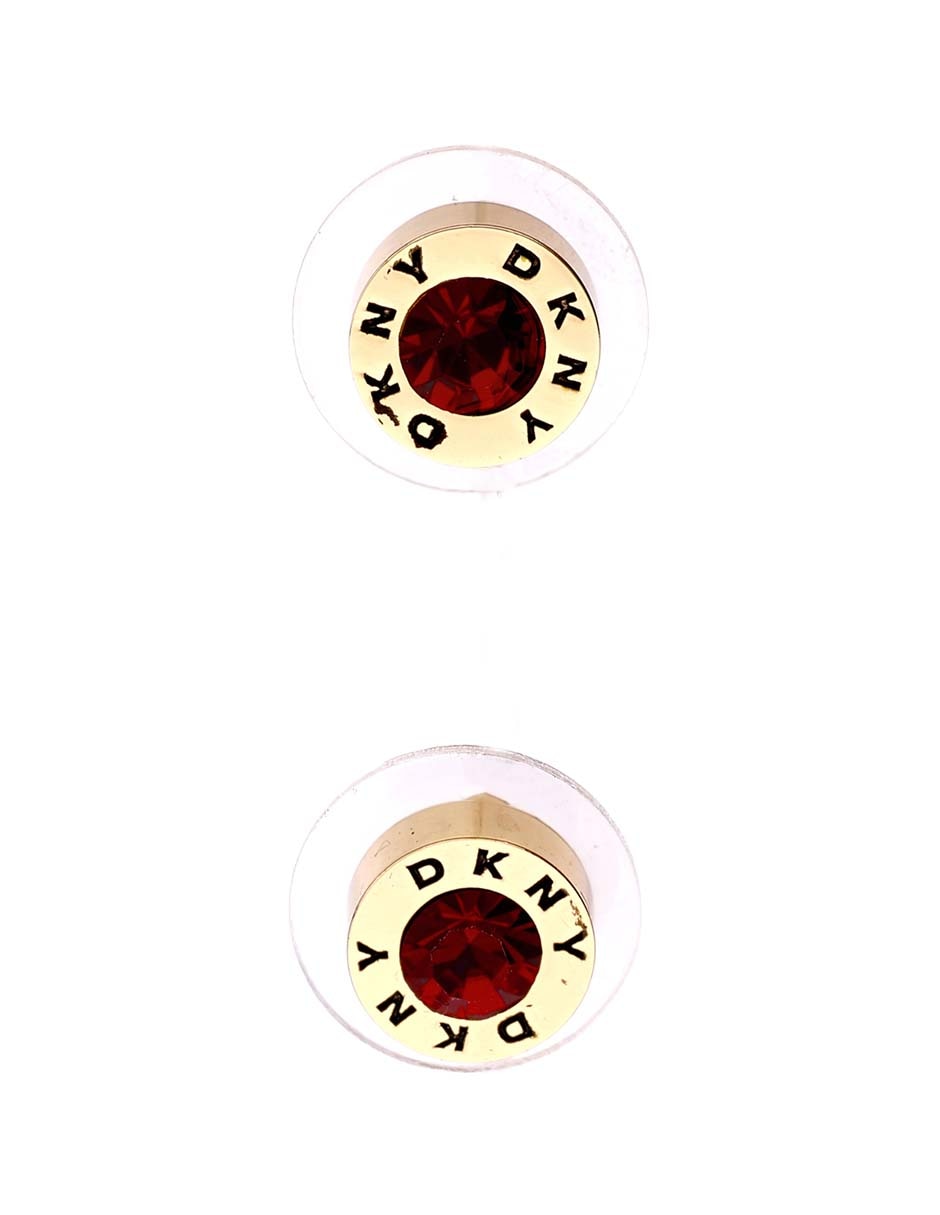 Aretes de logo con acabado pavé