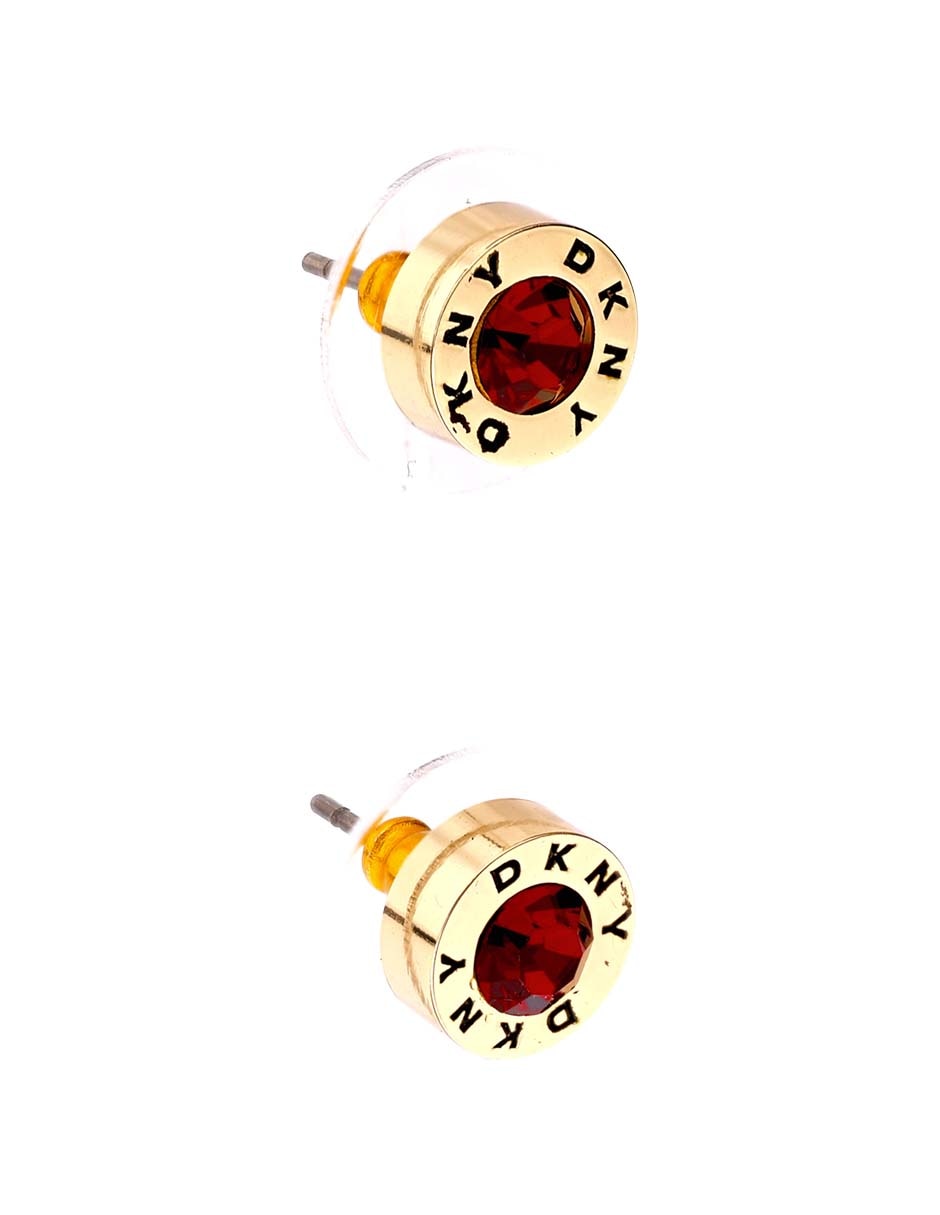 Aretes de logo con acabado pavé 4