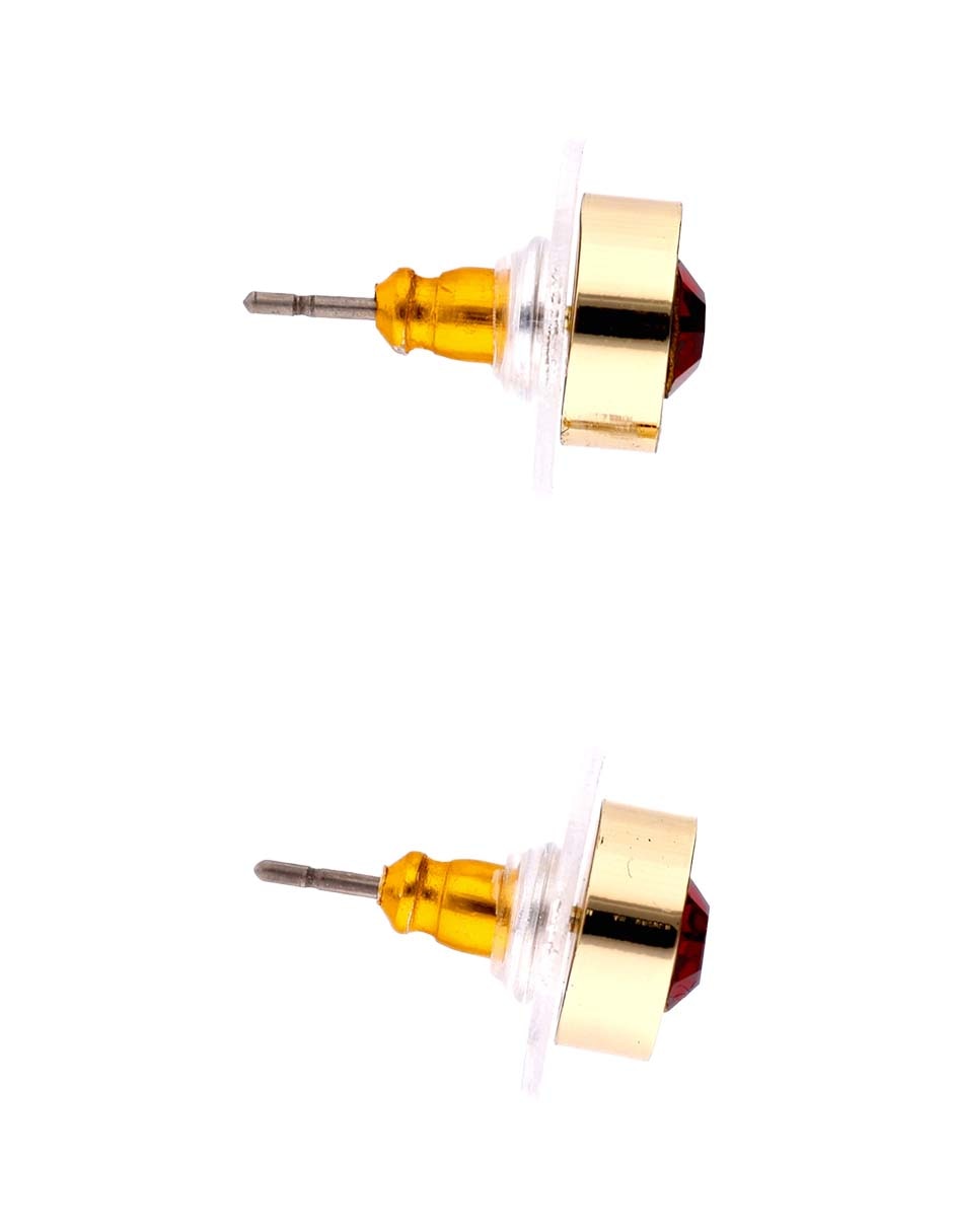 Aretes de logo con acabado pavé 3