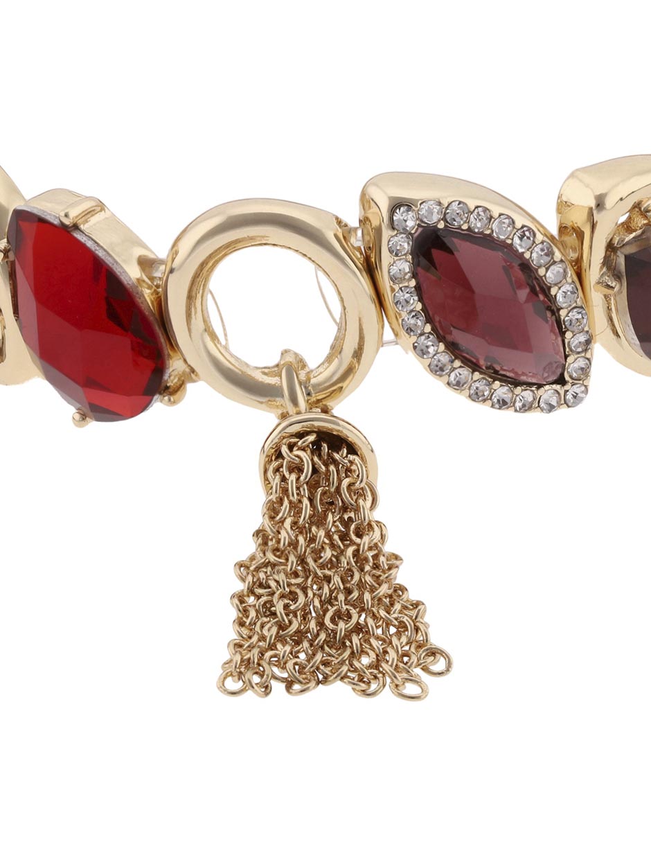 Pulsera Fashionably Festive acabado pavé 3