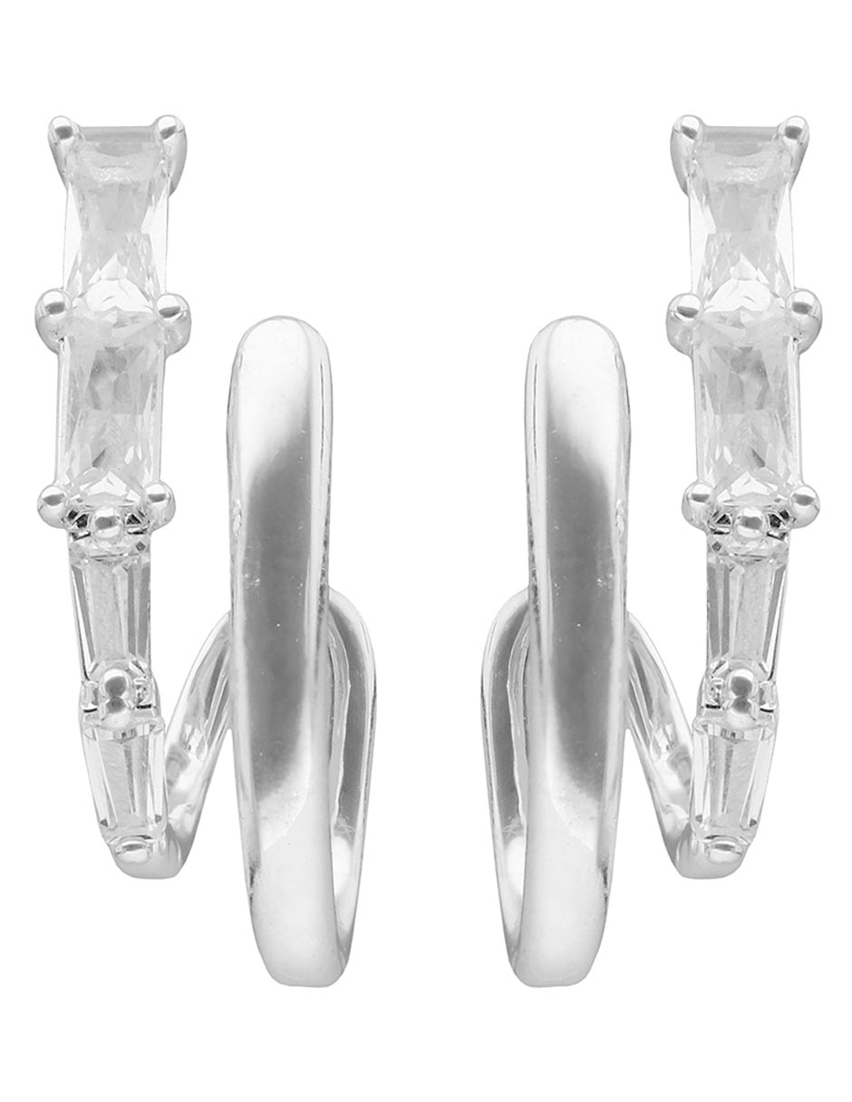 Aretes con acabado brillante