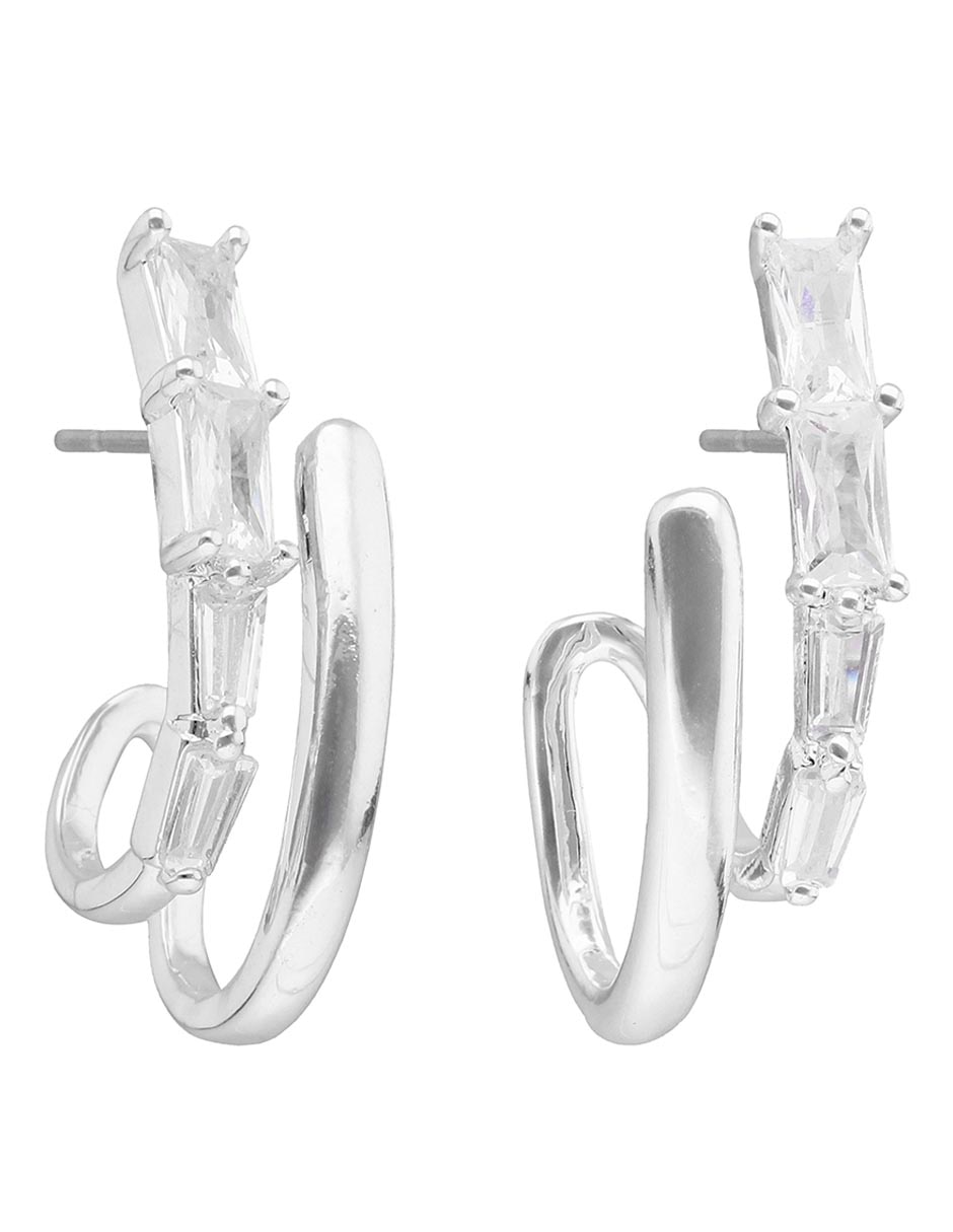 Aretes con acabado brillante 2