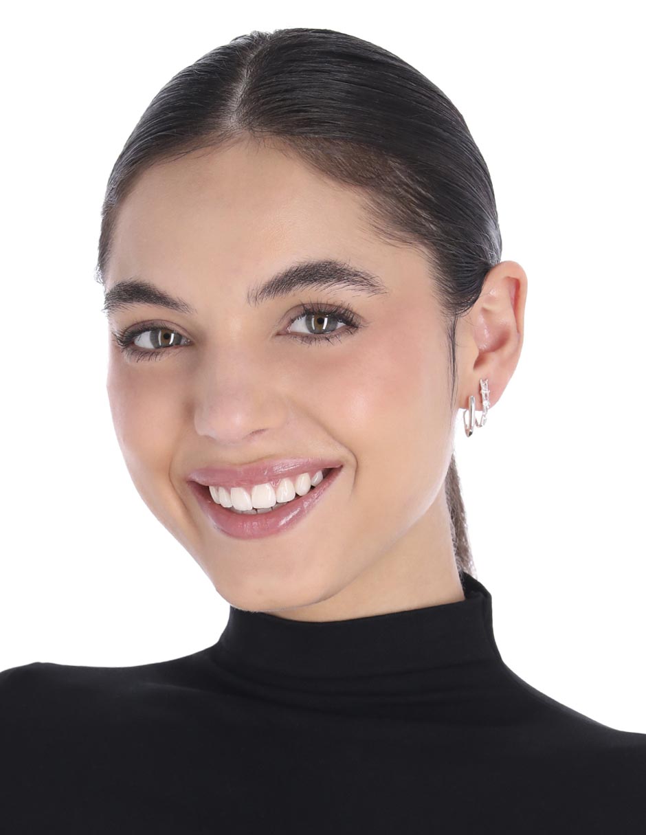 Aretes con acabado brillante 3
