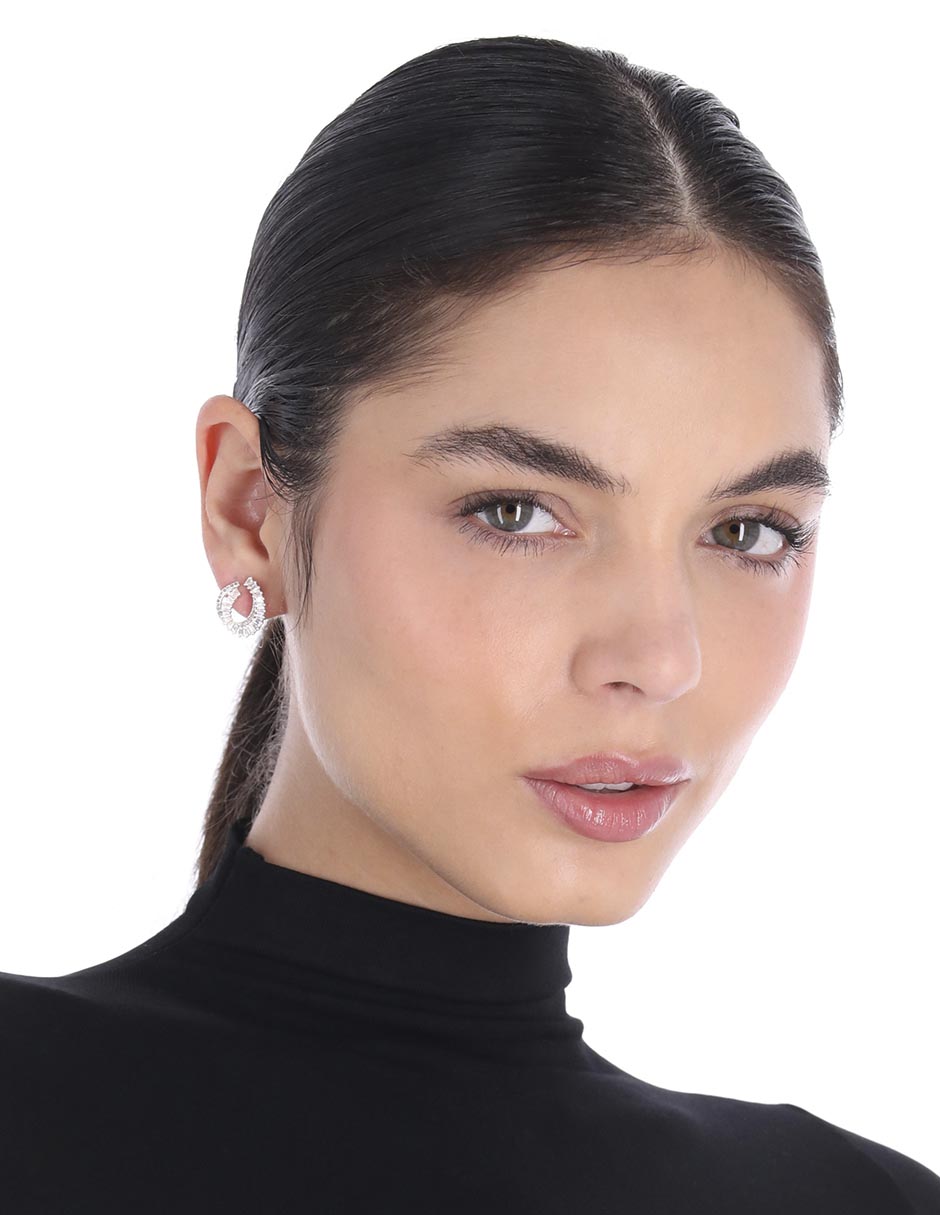 Aretes 22 k con acabado brillante 3