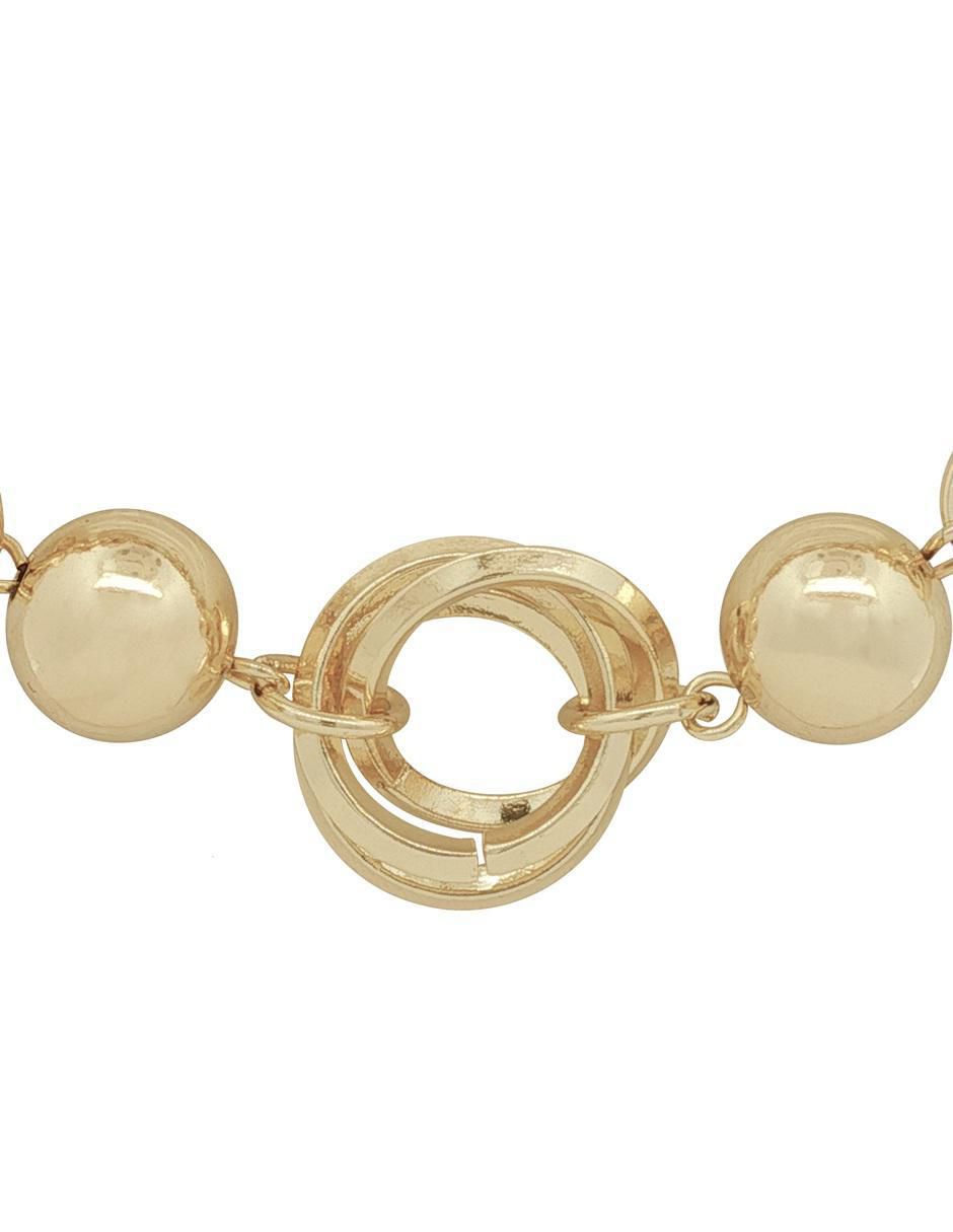 Pulsera 18 K acabado chapa de oro 3