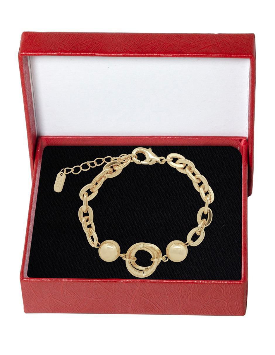 Pulsera 18 K acabado chapa de oro 4