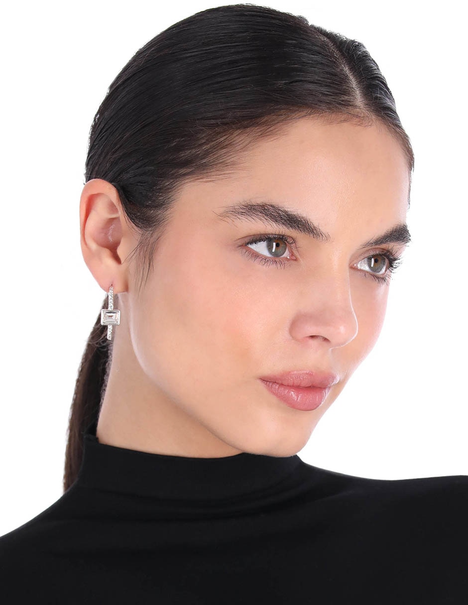 Aretes circulares con acabado brillante 3