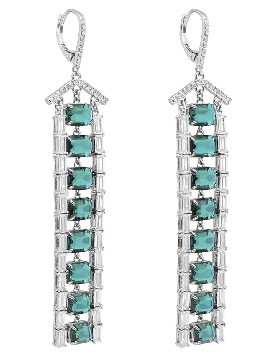 Aretes 22 k con acabado brillante 2