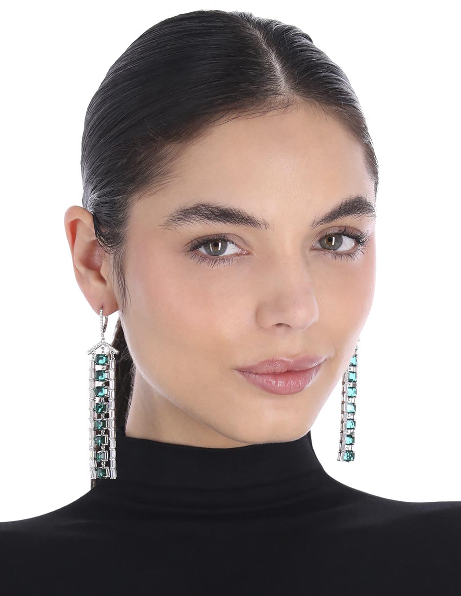 Aretes 22 k con acabado brillante 3