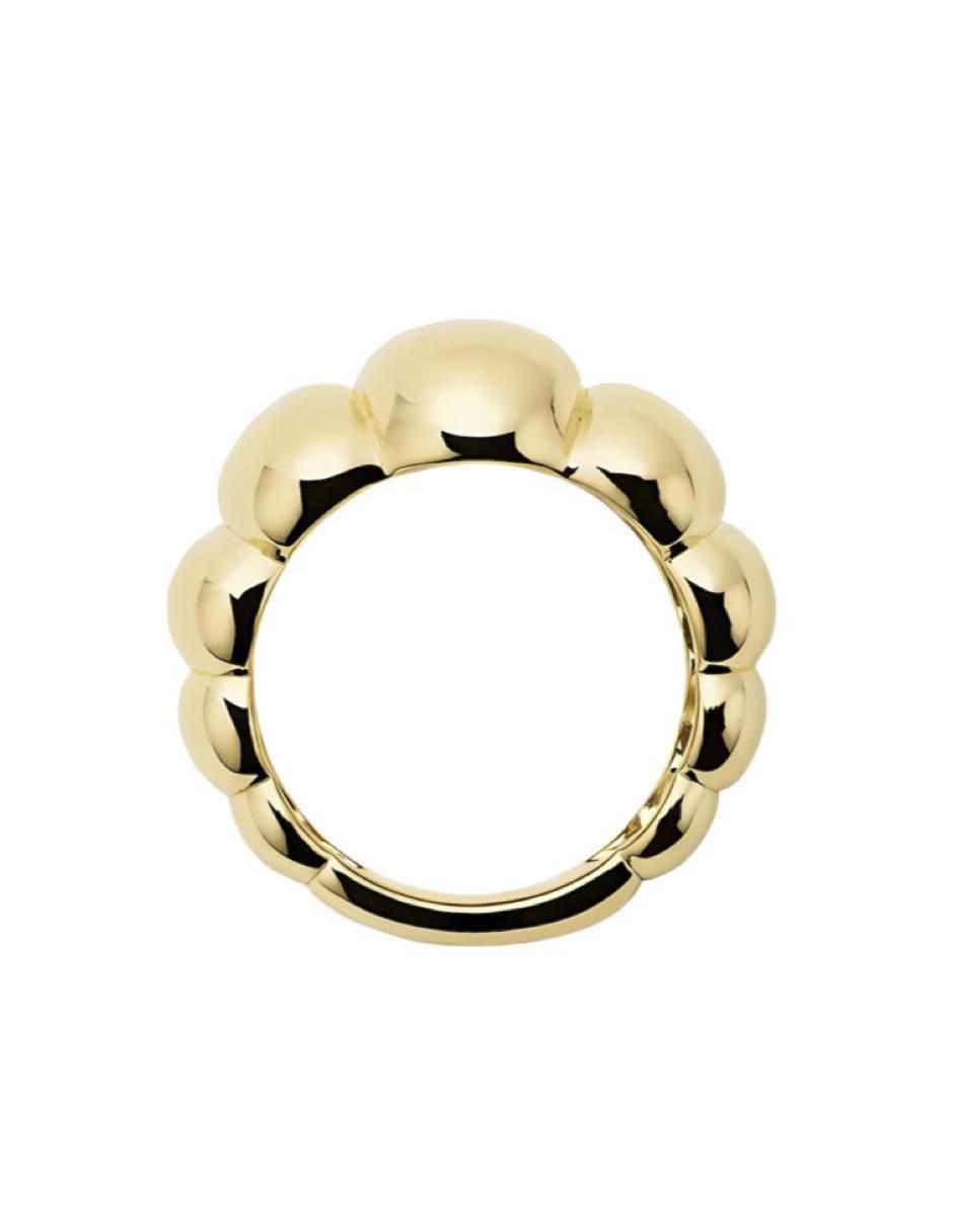 Anillo geométricos P 925 de plata brillante