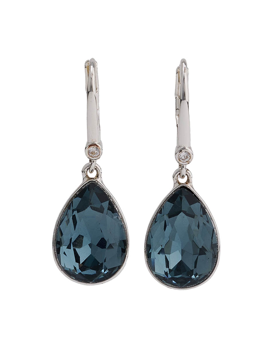 Aretes largos de gota con acabado brillante Aretes largos de gota con acabado brillante