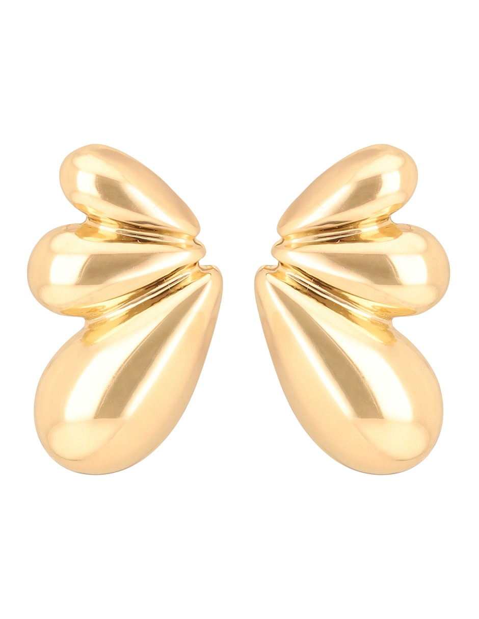 Aretes Wish List con acabado pavé
