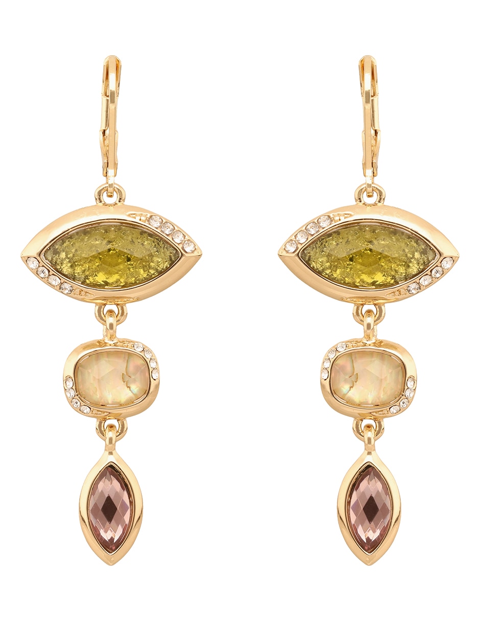Aretes December Dreams con acabado pavé