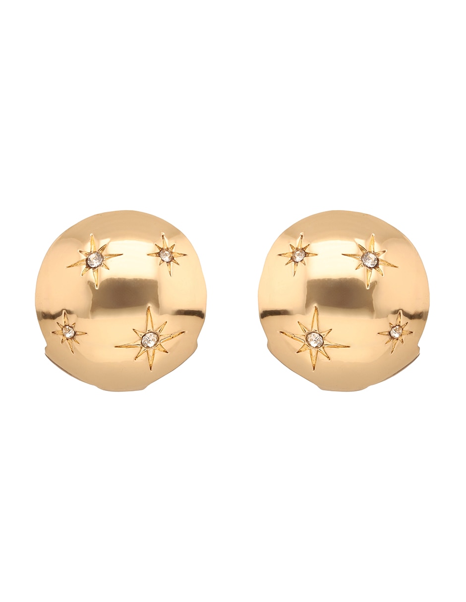 Aretes circulares con acabado brillante Aretes circulares con acabado brillante