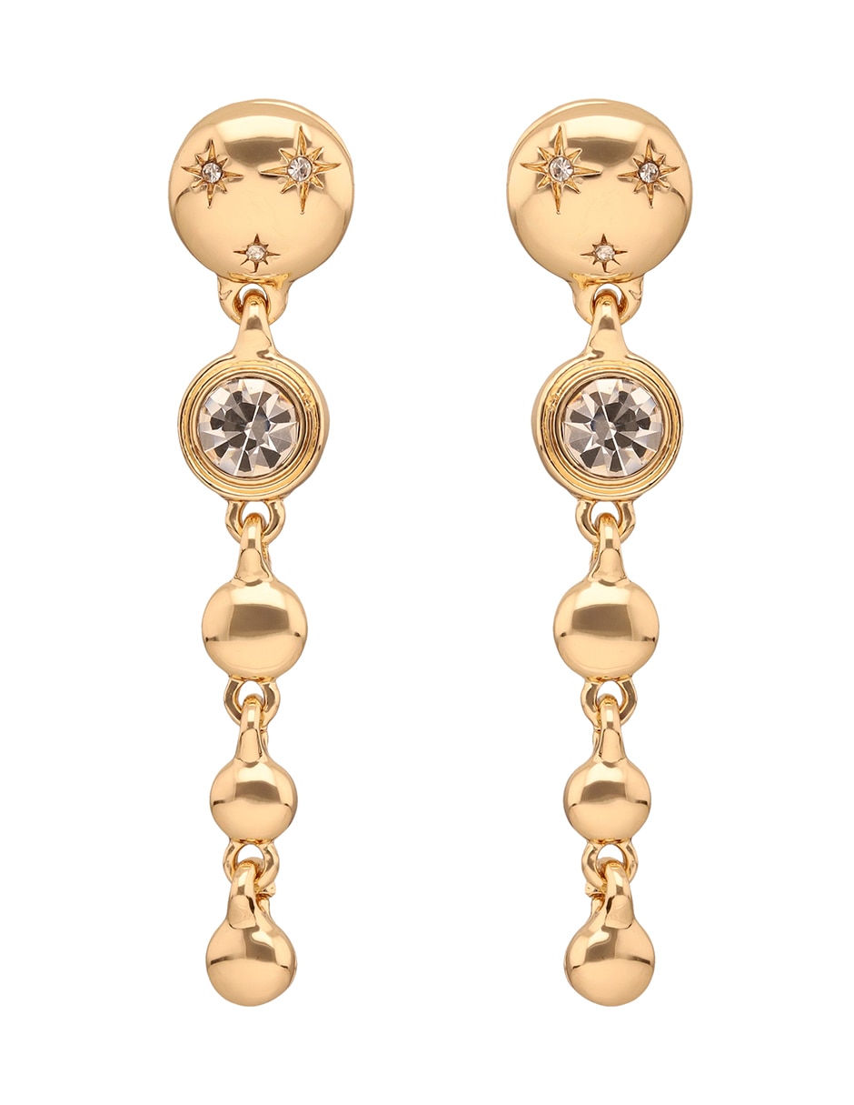 Aretes circulares con acabado brillante