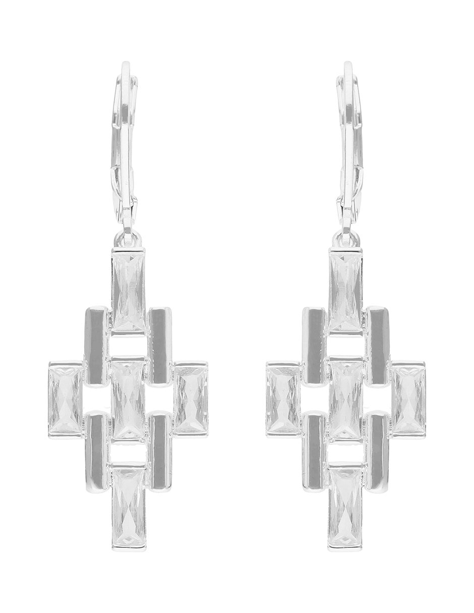 Aretes cirulares Celebrate In Elegance con acabado brillante 1
