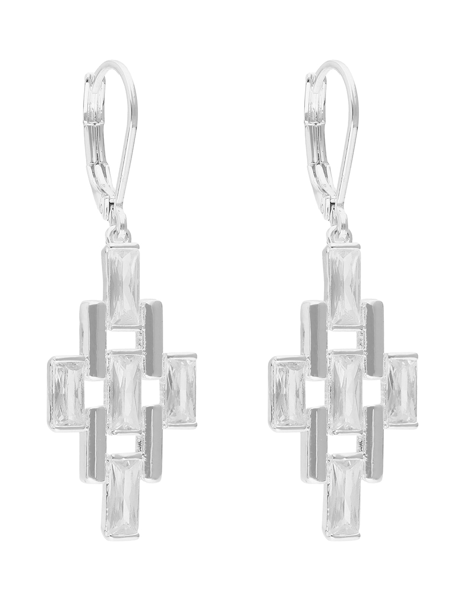 Aretes cirulares Celebrate In Elegance con acabado brillante 4
