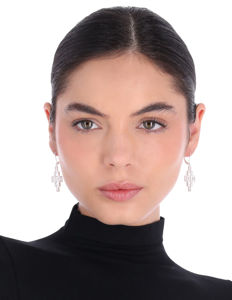 Aretes circulares Celebrate In Elegance con acabado brillante 3