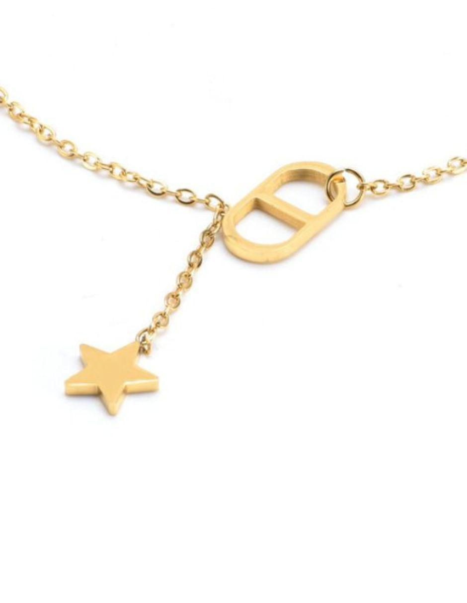 Pulsera de oro laminado 8 K acabado pulido 6